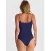 image:imageANRABESS Women Square Neck Spaghetti Straps Bodysuits Double Lined Sleeveless Backless Cami Body Suits Top 2026 TrendyNavy Blue