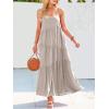 image:imageANRABESS Women Summer Casual Loose Sleeveless Sundress Spaghetti Strap Flowy Boho Linen Beach Vacation Maxi Long DressBeige