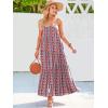 image:imageANRABESS Women Summer Casual Loose Sleeveless Sundress Spaghetti Strap Flowy Boho Linen Beach Vacation Maxi Long DressFloral Red Blue
