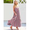 image:imageANRABESS Women Summer Casual Loose Sleeveless Sundress Spaghetti Strap Flowy Boho Linen Beach Vacation Maxi Long DressFloral Red Blue