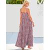 image:imageANRABESS Women Summer Casual Loose Sleeveless Sundress Spaghetti Strap Flowy Boho Linen Beach Vacation Maxi Long DressFloral Red Blue