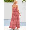 image:imageANRABESS Women Summer Casual Loose Sleeveless Sundress Spaghetti Strap Flowy Boho Linen Beach Vacation Maxi Long DressFloral Red White