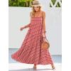 image:imageANRABESS Women Summer Casual Loose Sleeveless Sundress Spaghetti Strap Flowy Boho Linen Beach Vacation Maxi Long DressFloral Red White