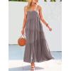 image:imageANRABESS Women Summer Casual Loose Sleeveless Sundress Spaghetti Strap Flowy Boho Linen Beach Vacation Maxi Long DressGray