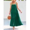 image:imageANRABESS Women Summer Casual Loose Sleeveless Sundress Spaghetti Strap Flowy Boho Linen Beach Vacation Maxi Long DressGreen