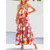 image:imageANRABESS Women Summer Casual Loose Sleeveless Sundress Spaghetti Strap Flowy Boho Linen Beach Vacation Maxi Long DressPrint Floral