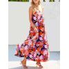 image:imageANRABESS Women Summer Casual Loose Sleeveless Sundress Spaghetti Strap Flowy Boho Linen Beach Vacation Maxi Long DressPrint Floral Butterfly