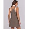 image:imageANRABESS Women Summer Dress 2026 Beach Vacation Outfits Tennis Athletic Workout Romper Dress Built in Shorts Travel ClothesCoffee