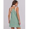 image:imageANRABESS Women Summer Dress 2026 Beach Vacation Outfits Tennis Athletic Workout Romper Dress Built in Shorts Travel ClothesGrey Green