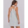 image:imageANRABESS Women Summer Dress 2026 Beach Vacation Outfits Tennis Athletic Workout Romper Dress Built in Shorts Travel ClothesHeather Grey