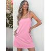 image:imageANRABESS Women Summer Dress 2026 Beach Vacation Outfits Tennis Athletic Workout Romper Dress Built in Shorts Travel ClothesLight Pink