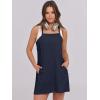image:imageANRABESS Women Summer Dress 2026 Beach Vacation Outfits Tennis Athletic Workout Romper Dress Built in Shorts Travel ClothesNavy Blue