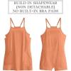 image:imageANRABESS Women Summer Dress 2026 Beach Vacation Outfits Tennis Athletic Workout Romper Dress Built in Shorts Travel ClothesOrange