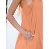 image:imageANRABESS Women Summer Dress 2026 Beach Vacation Outfits Tennis Athletic Workout Romper Dress Built in Shorts Travel ClothesOrange