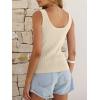 image:imageANRABESS Women Tank Tops Scoop Neck Ribbed Knit Summer Sweater 2026 Sleeveless Casual Shirts Cute Beach Vacation ClothesBeige