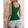 image:imageANRABESS Women Tank Tops Scoop Neck Ribbed Knit Summer Sweater 2026 Sleeveless Casual Shirts Cute Beach Vacation ClothesForest Green