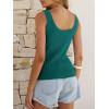 image:imageANRABESS Women Tank Tops Scoop Neck Ribbed Knit Summer Sweater 2026 Sleeveless Casual Shirts Cute Beach Vacation ClothesGreen