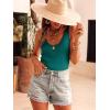 image:imageANRABESS Women Tank Tops Scoop Neck Ribbed Knit Summer Sweater 2026 Sleeveless Casual Shirts Cute Beach Vacation ClothesGreen