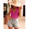 image:imageANRABESS Women Tank Tops Scoop Neck Ribbed Knit Summer Sweater 2026 Sleeveless Casual Shirts Cute Beach Vacation ClothesHot Pink