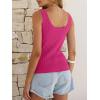 image:imageANRABESS Women Tank Tops Scoop Neck Ribbed Knit Summer Sweater 2026 Sleeveless Casual Shirts Cute Beach Vacation ClothesHot Pink