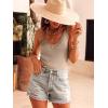 image:imageANRABESS Women Tank Tops Scoop Neck Ribbed Knit Summer Sweater 2026 Sleeveless Casual Shirts Cute Beach Vacation ClothesLight Khaki
