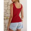 image:imageANRABESS Women Tank Tops Scoop Neck Ribbed Knit Summer Sweater 2026 Sleeveless Casual Shirts Cute Beach Vacation ClothesRed
