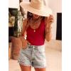 image:imageANRABESS Women Tank Tops Scoop Neck Ribbed Knit Summer Sweater 2026 Sleeveless Casual Shirts Cute Beach Vacation ClothesRed