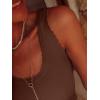 image:imageANRABESS Women Tank Tops Scoop Neck Ribbed Knit Summer Sweater 2026 Sleeveless Casual Shirts Cute Beach Vacation ClothesRed Brown