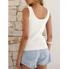 image:imageANRABESS Women Tank Tops Scoop Neck Ribbed Knit Summer Sweater 2026 Sleeveless Casual Shirts Cute Beach Vacation ClothesWhite