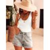 image:imageANRABESS Women Tank Tops Scoop Neck Ribbed Knit Summer Sweater 2026 Sleeveless Casual Shirts Cute Beach Vacation ClothesWhite