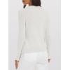 image:imageANRABESS Womens 100 Wool Sweaters V Neck Long Sleeve Work Business Casual Basic Pullover Sweater Tops 2025 Fall OutfitsBeige