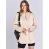 image:imageANRABESS Womens Oversized Hoodie Quarter Zip Sweatshirts 2025 Fall Winter Tunic Pullover Top Trendy Teen Girls Preppy ClothesAlomnd
