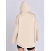 image:imageANRABESS Womens Oversized Hoodie Quarter Zip Sweatshirts 2025 Fall Winter Tunic Pullover Top Trendy Teen Girls Preppy ClothesAlomnd