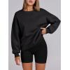 image:imageANRABESS Womens Oversized Sweatshirts Hoodies Crewneck Fleece Pullover Sweaters 2026 Fall Outfits Teen Girls Winter ClothesBlack
