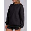 image:imageANRABESS Womens Oversized Sweatshirts Hoodies Crewneck Fleece Pullover Sweaters 2026 Fall Outfits Teen Girls Winter ClothesBlack
