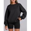 image:imageANRABESS Womens Oversized Sweatshirts Hoodies Crewneck Fleece Pullover Sweaters 2026 Fall Outfits Teen Girls Winter ClothesBlack