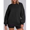 image:imageANRABESS Womens Oversized Sweatshirts Hoodies Crewneck Fleece Pullover Sweaters 2026 Fall Outfits Teen Girls Winter ClothesBlack