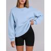 image:imageANRABESS Womens Oversized Sweatshirts Hoodies Crewneck Fleece Pullover Sweaters 2026 Fall Outfits Teen Girls Winter ClothesBlue