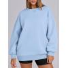 image:imageANRABESS Womens Oversized Sweatshirts Hoodies Crewneck Fleece Pullover Sweaters 2026 Fall Outfits Teen Girls Winter ClothesBlue