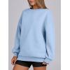 image:imageANRABESS Womens Oversized Sweatshirts Hoodies Crewneck Fleece Pullover Sweaters 2026 Fall Outfits Teen Girls Winter ClothesBlue