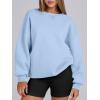 image:imageANRABESS Womens Oversized Sweatshirts Hoodies Crewneck Fleece Pullover Sweaters 2026 Fall Outfits Teen Girls Winter ClothesBlue