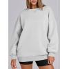 image:imageANRABESS Womens Oversized Sweatshirts Hoodies Crewneck Fleece Pullover Sweaters 2026 Fall Outfits Teen Girls Winter ClothesGrey