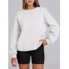 image:imageANRABESS Womens Oversized Sweatshirts Hoodies Crewneck Fleece Pullover Sweaters 2026 Fall Outfits Teen Girls Winter ClothesWhite