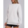 image:imageANRABESS Womens Oversized Sweatshirts Hoodies Crewneck Fleece Pullover Sweaters 2026 Fall Outfits Teen Girls Winter ClothesWhite