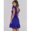 image:imageANRABESS Womens Summer Casual Sleeveless Square Neck Dress 2026 Smocked Ruffle Backless Boho Beach Cute Teen Short SundressRoyal Blue