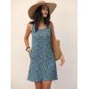 image:imageANRABESS Womens Summer Dresses Sleeveless Beach Cover Ups Swimsuit Casual Sundress 2026 Boho Cruise Vacation Tank Short DressBlue Ditsy Floral