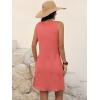 image:imageANRABESS Womens Summer Dresses Sleeveless Beach Cover Ups Swimsuit Casual Sundress 2026 Boho Cruise Vacation Tank Short DressOrange Red