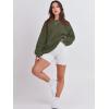image:imageANRABESS Womens Sweatshirts Crewneck Fleece Oversized Pullover Sweater Spring Winter Cute Tops Teen Girls Preppy Clothes 2026Army Green