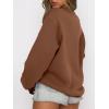 image:imageANRABESS Womens Sweatshirts Crewneck Fleece Oversized Pullover Sweater Spring Winter Cute Tops Teen Girls Preppy Clothes 2026Coffee