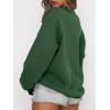 image:imageANRABESS Womens Sweatshirts Crewneck Fleece Oversized Pullover Sweater Spring Winter Cute Tops Teen Girls Preppy Clothes 2026Dark Green